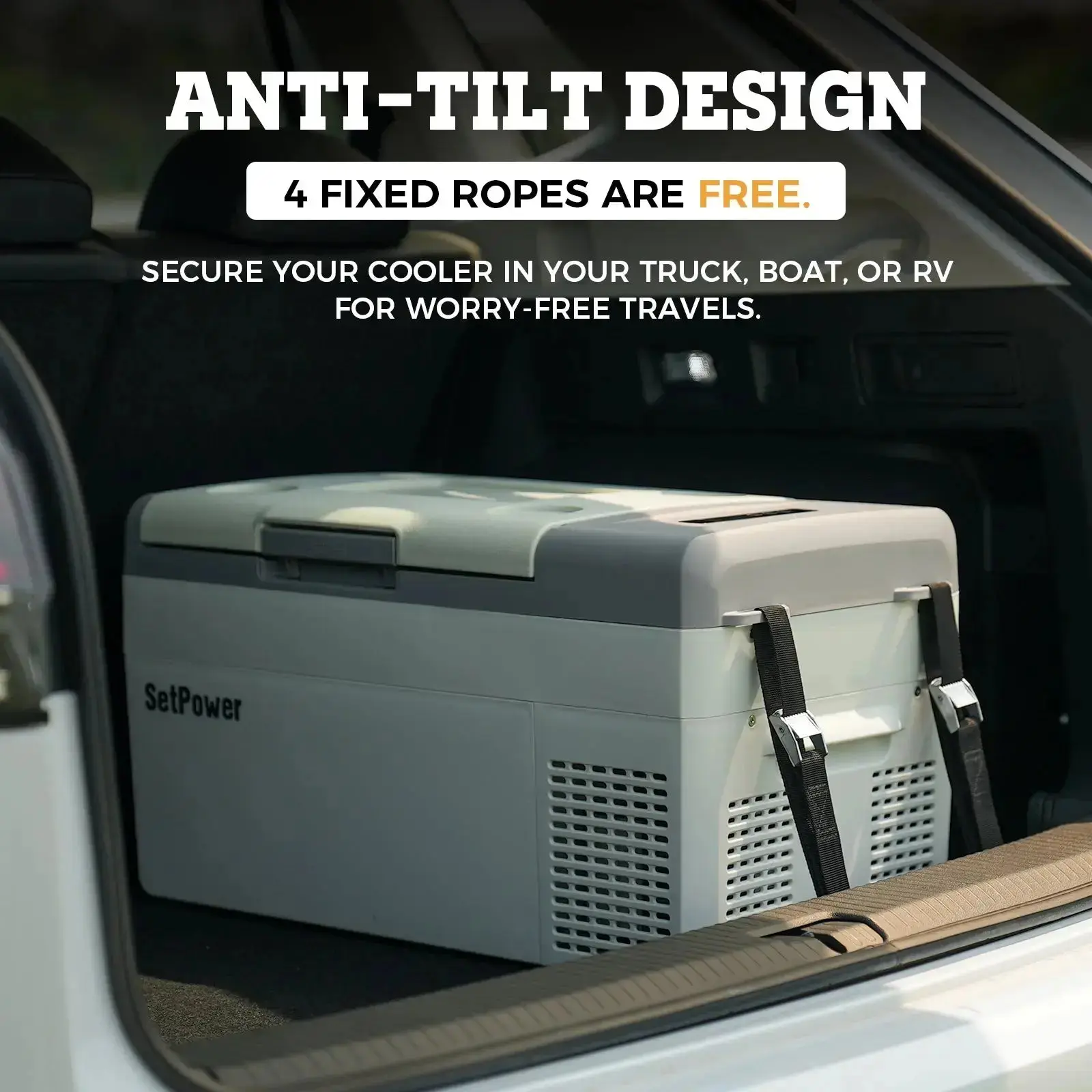 Setpower MC20 Electric Cooler for Car or Camping with Slider Battery 21QT - Image 3