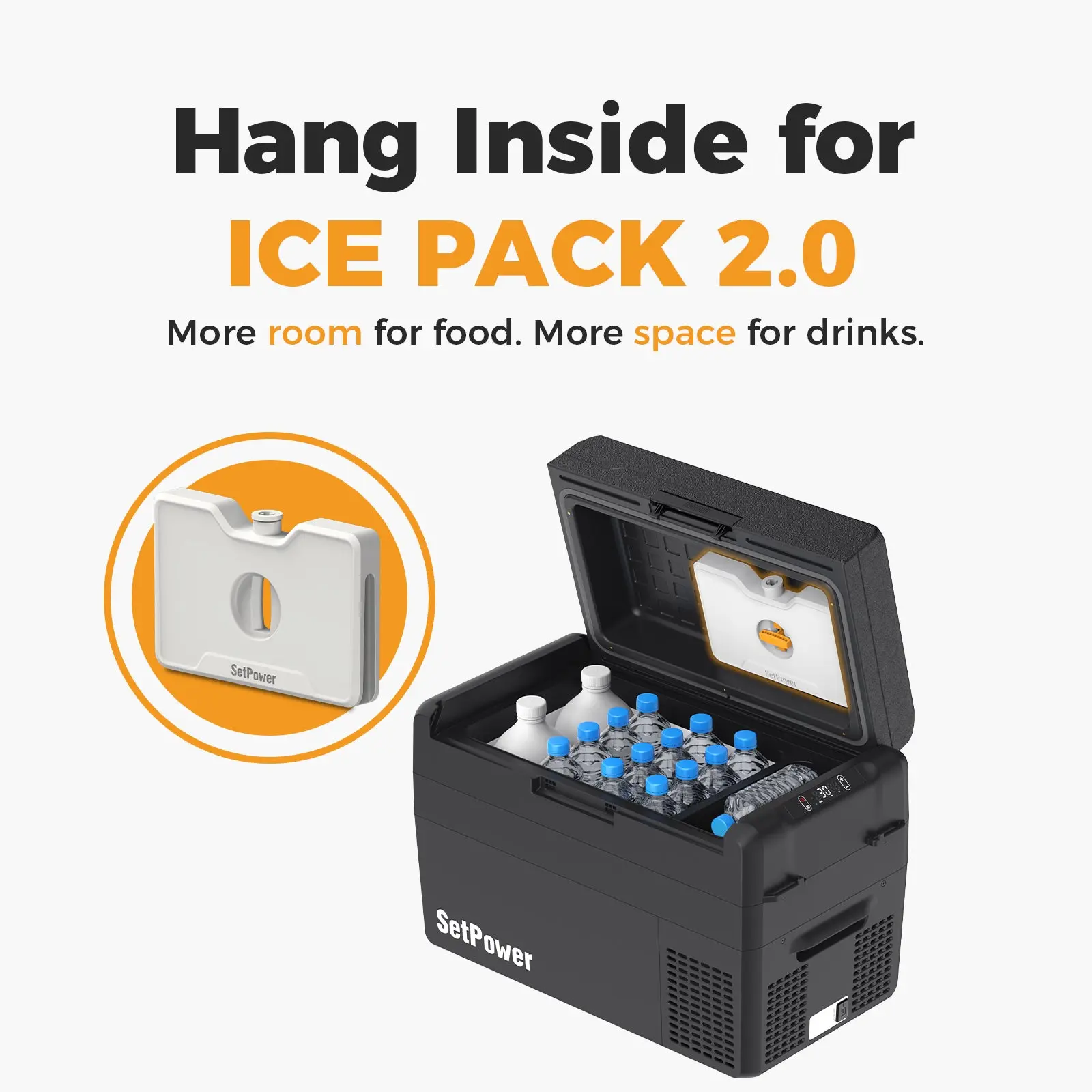 Only $49.99 | NEW RF Tall Lid for RF20/25 Car Fridge | Add 7QT Capacity(Ship Out July 10th) - Image 3