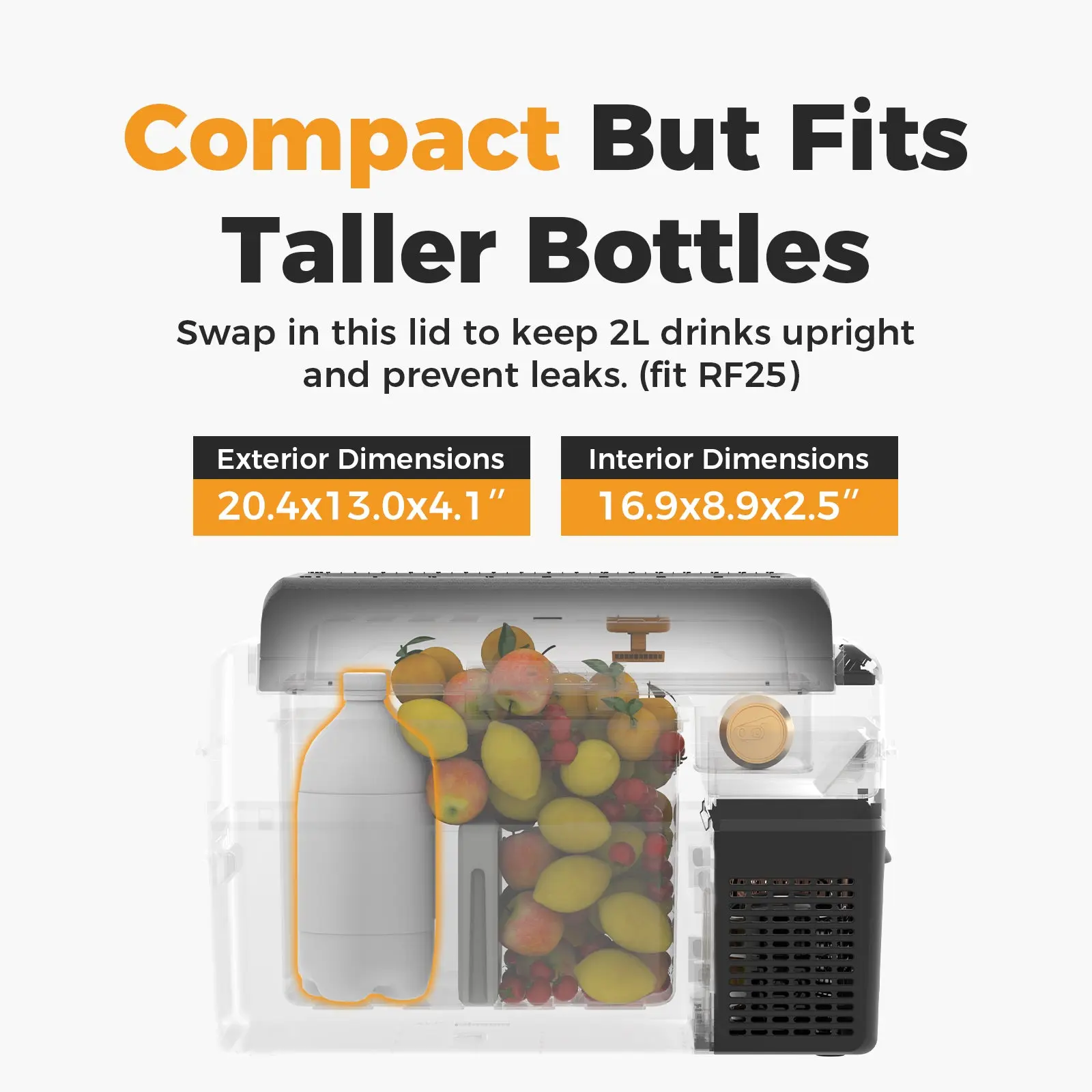 Only $49.99 | NEW RF Tall Lid for RF20/25 Car Fridge | Add 7QT Capacity(Ship Out July 10th) - Image 4