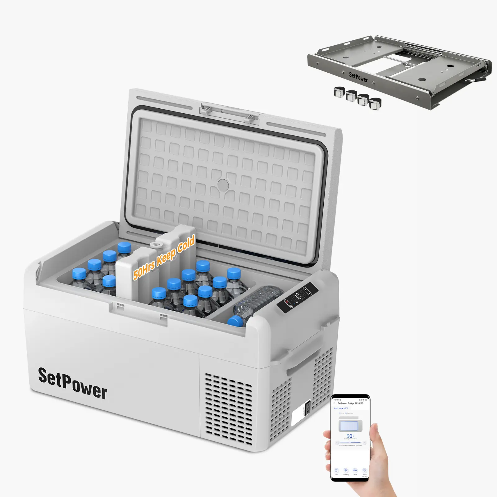 Setpower RF20 Car Cooler 21Qt Electric Fridge Freezer for Tesla Road Trips - Image 12