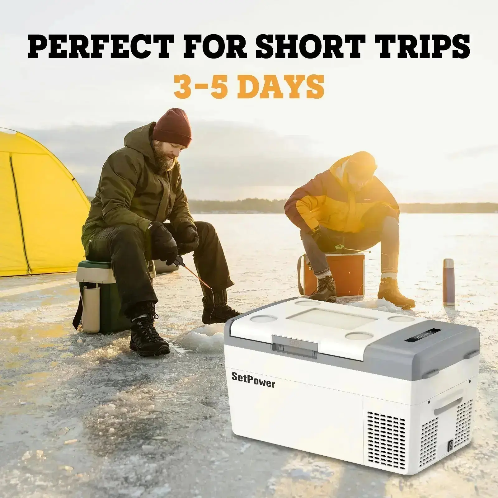 Setpower MC20 12 Volt Fridge Electric Cooler for Car or Camping 21Qt - Image 6