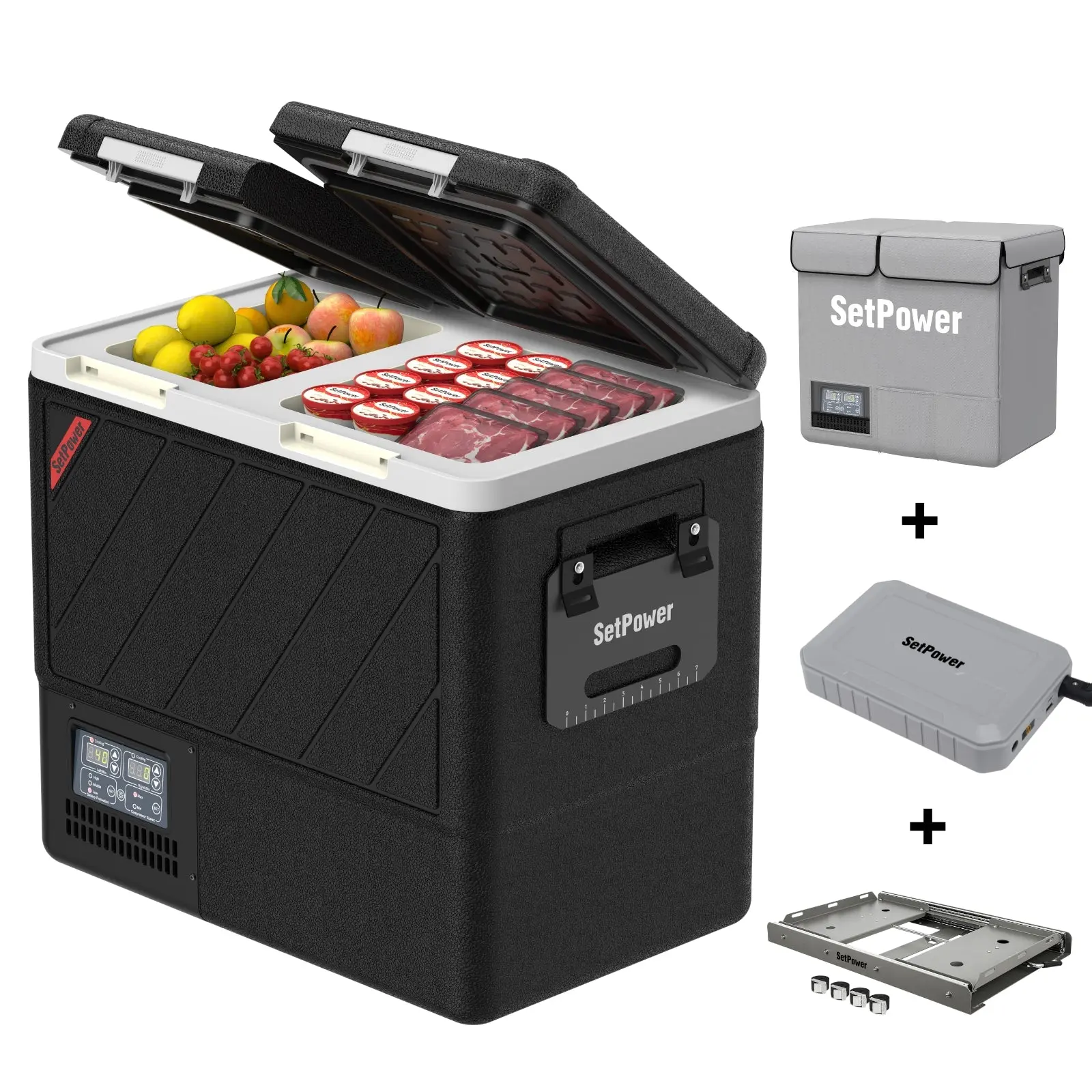 Setpower DT55 Car Refrigerator 12 Volt Freezer With Slide Battery - Image 10
