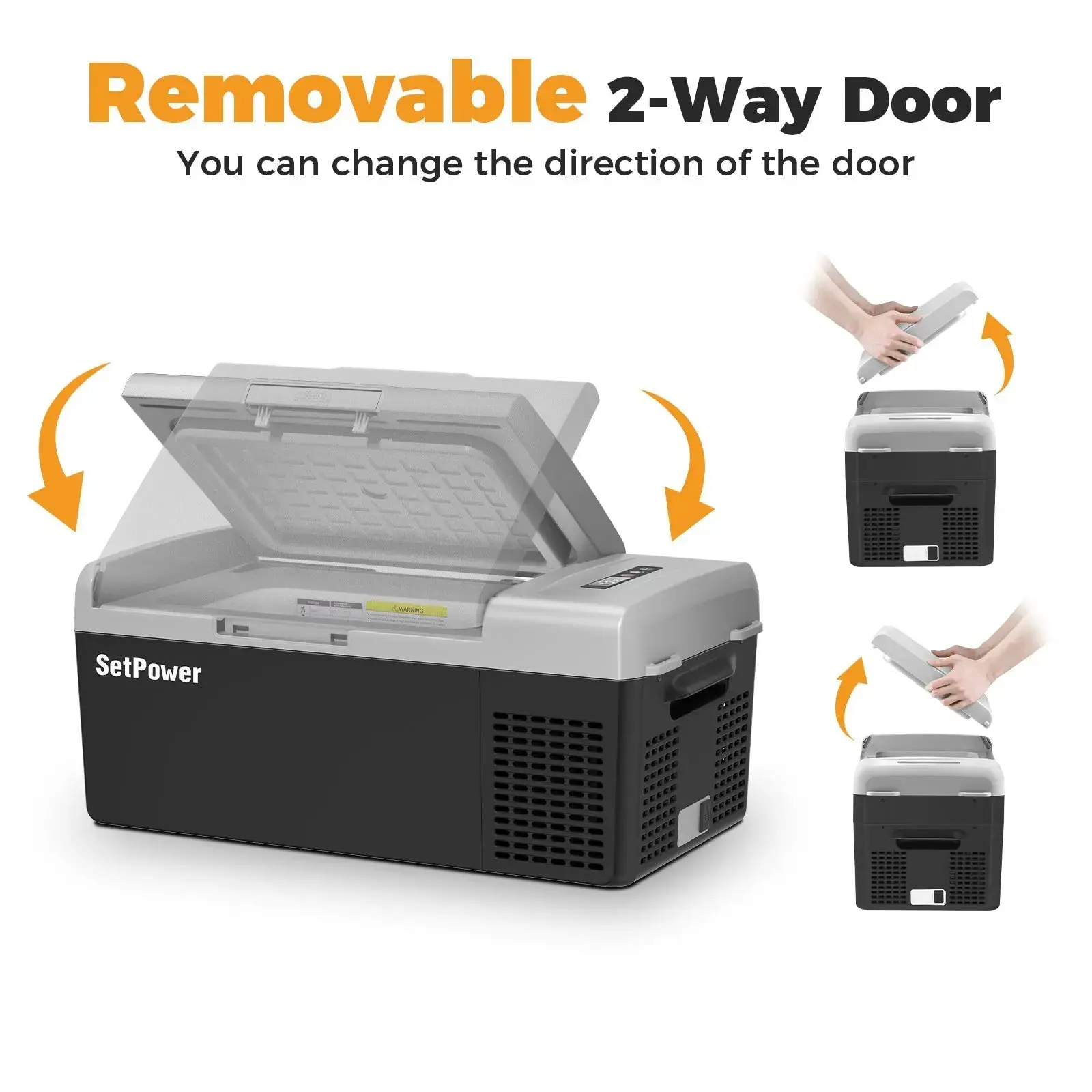 Setpower FC15 12V Fridge Car Refrigerator with Slide Battery 16QT - Image 5