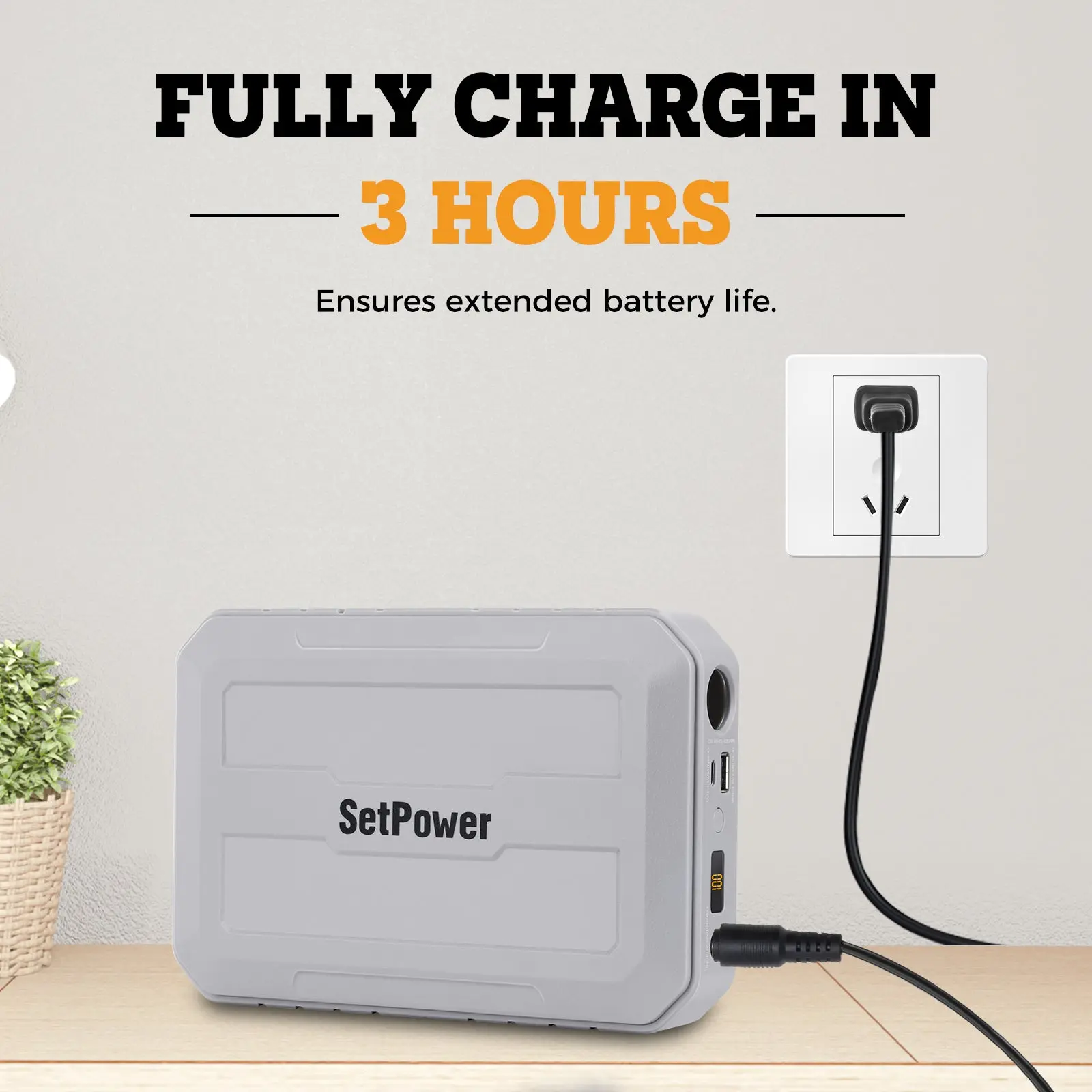 Setpower PG216Wh Portable Battery Power Station Power Bank - Image 6