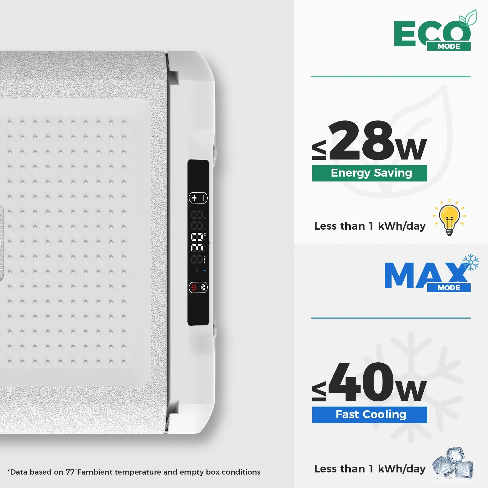 Setpower RF25 Electric Cooler 12 Volt Freezer Fridge Bundle for Tesla - Image 3