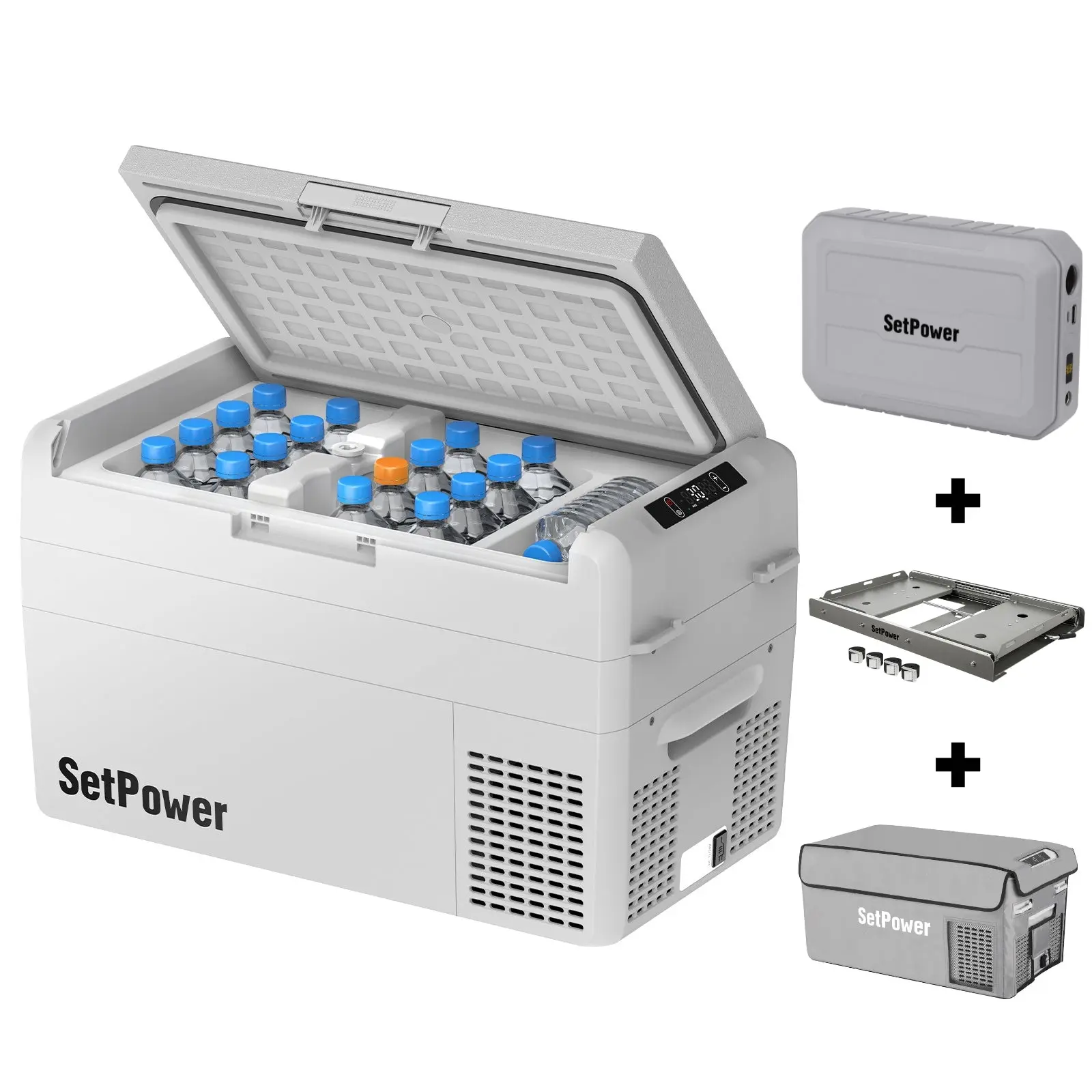 Setpower RF25 Electric Cooler 12 Volt Freezer Fridge Bundle for Tesla - Image 6